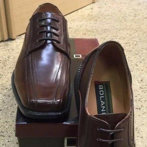 Bolano Men's Brown Dress Shoes Sizes 7.5 - 11